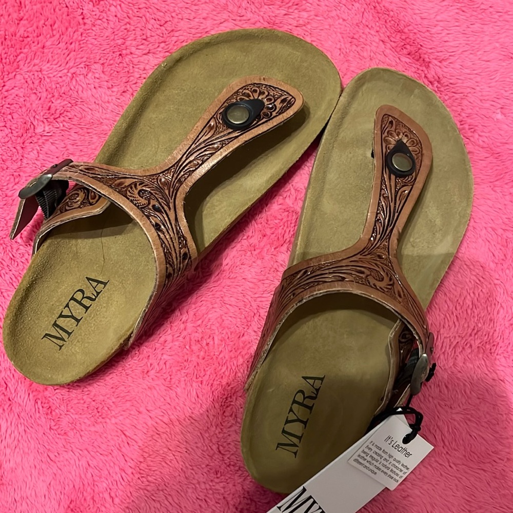 Myra Western Sandals